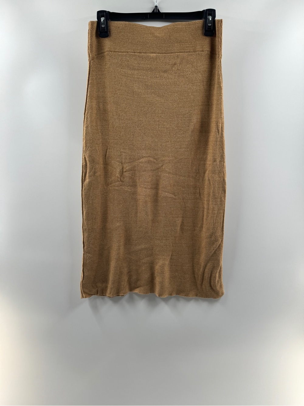 Free People Skyline Brown Textured Midi Skirt – Women's Medium - Picture 7 of 7